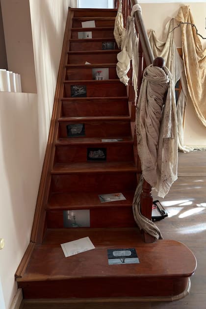 Las escaleras como soporte de una instalación