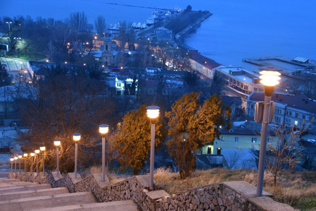 Las escaleras de Mitrídates en Kerch, Rusia