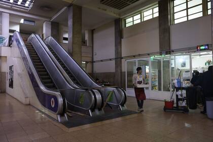 Las escaleras están clausuradas hace años