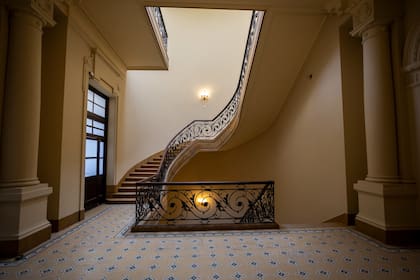 Las escaleras también formaron parte de la renovación