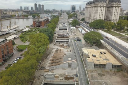 Las escalinatas desde el aire