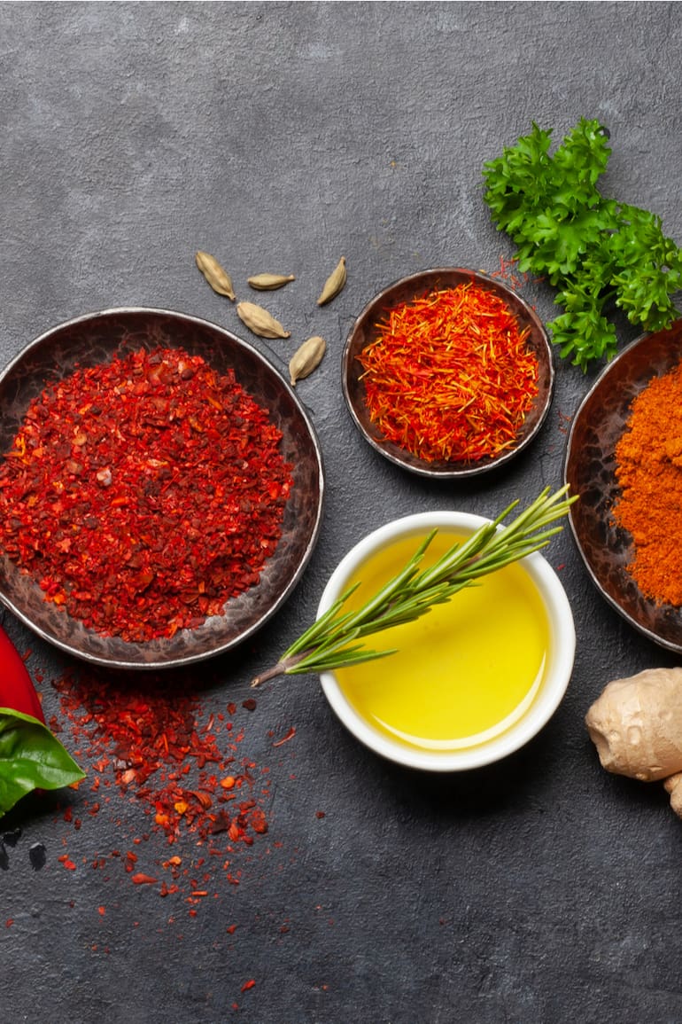 Las especias y los condimentos le dan sabor a las comidas y son un excelente reemplazo para la sal de mesa.