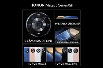 Las especificaciones de los Honor Magic3