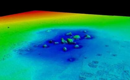 Las estructuras medievales que dectó el sonar