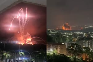 Las explosiones que se reportaron en la capital venezolana