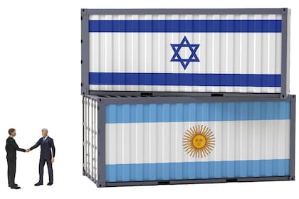 Las exportaciones israelíes per cápita rondan los US$13.000, siete veces más que la Argentina.