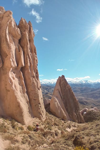 Las extrañas formaciones rocosa del cerro La Buitrera.
