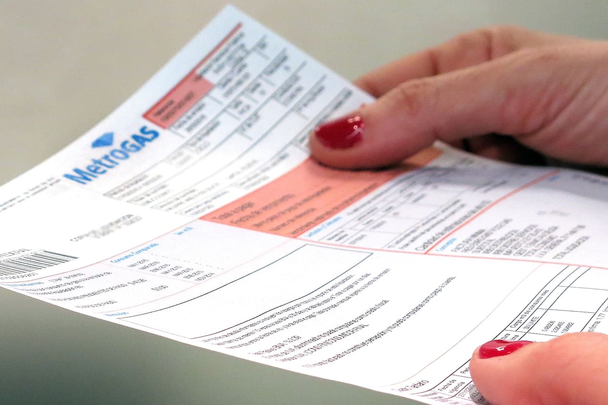 Las facturas de gas que lleguen hasta octubre se podrán pagar en cuatro cuotas