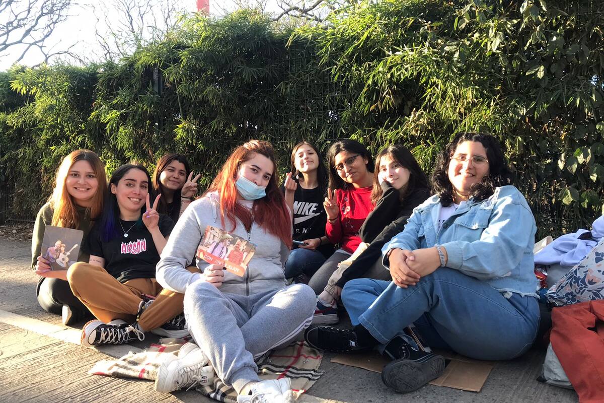 Testimonios en el acampe en River para ver a Coldplay