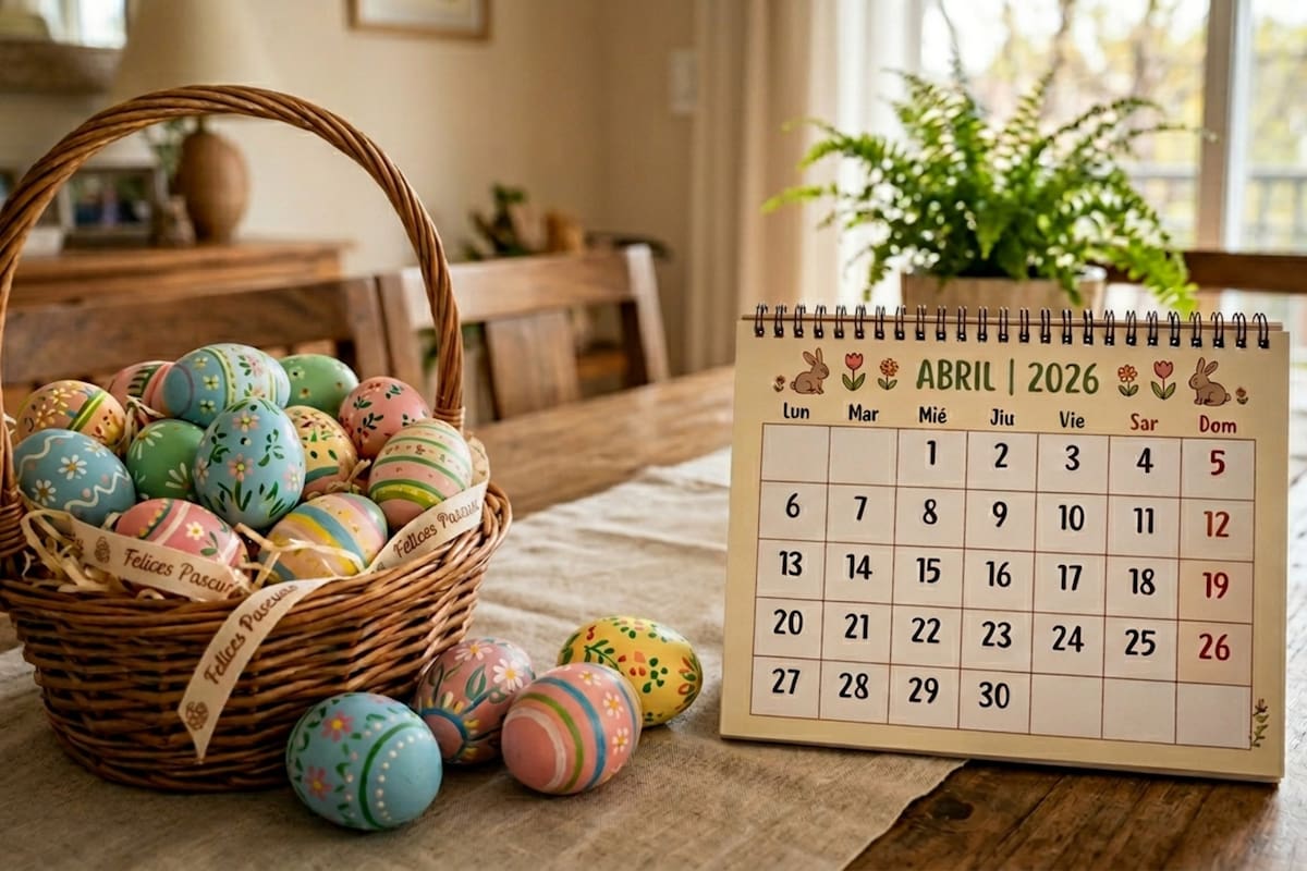 Las fechas exactas de Semana Santa 2026 (imagen ilustrativa generada con IA)