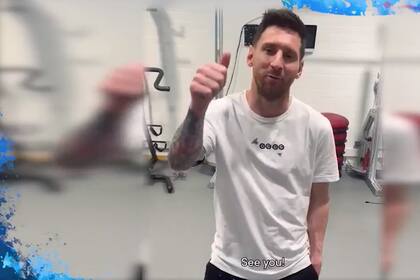 Las felicitaciones de Messi a Nadal en el video