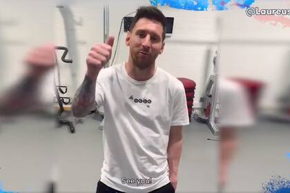 Las felicitaciones de Messi a Nadal en el video