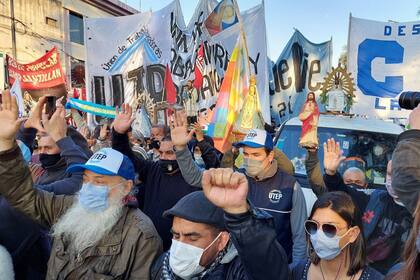 Las figuras religiosas fueron protagonistas de la marcha