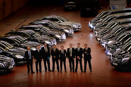 Las flotas de autos que usa la empresa son tercerizadas.