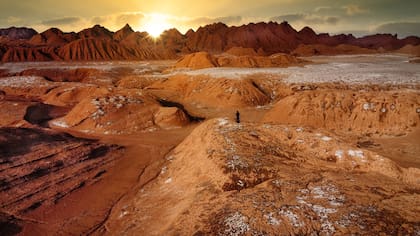Las formaciones rocosas de este paisaje tienen entre 10 y 20 millones de años.