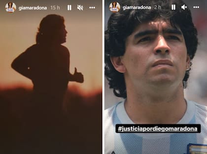 Las fotos conmemorativas que publicó Gianinna en su Instagram