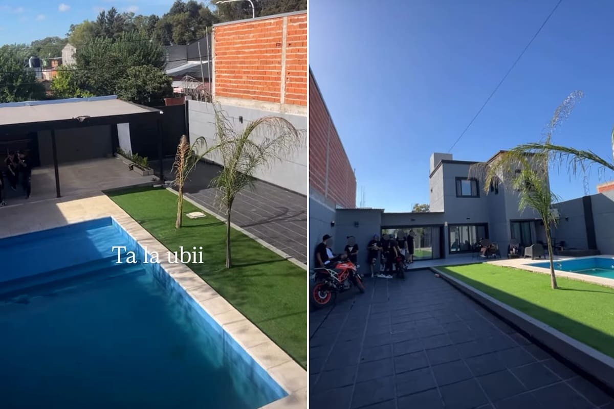 Las fotos de la pool party que habían publicado en redes los sospechosos