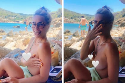 Las fotos de Lali Espósito en Ibiza que revolucionaron las redes
