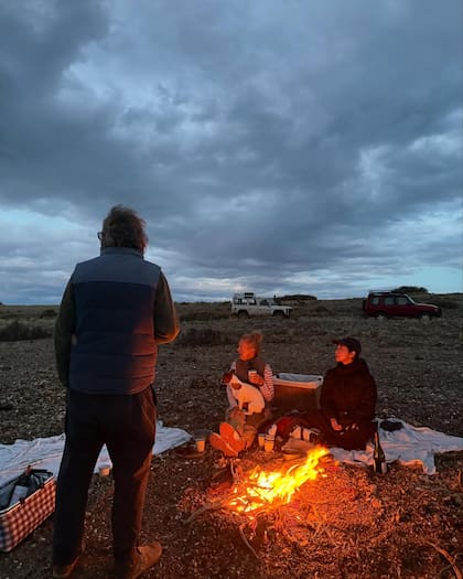 Las fotos de las vacaciones de Esteban Lamothe y Débora Nishimoto en la Patagonia