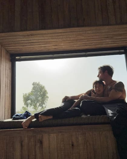 Las fotos de las vacaciones de Esteban Lamothe y Débora Nishimoto en la Patagonia