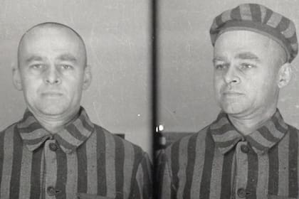 Las fotos de Witold Pilecki tomadas por las autoridades nazis cuando fue internado en Auschwitz.