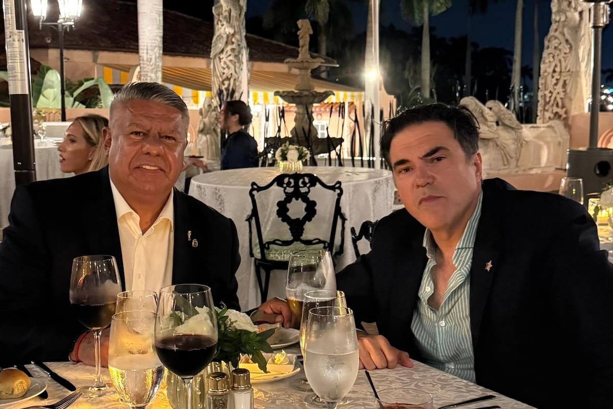 Las fotos del Chiqui Tapia en Mar-a-Lago.
