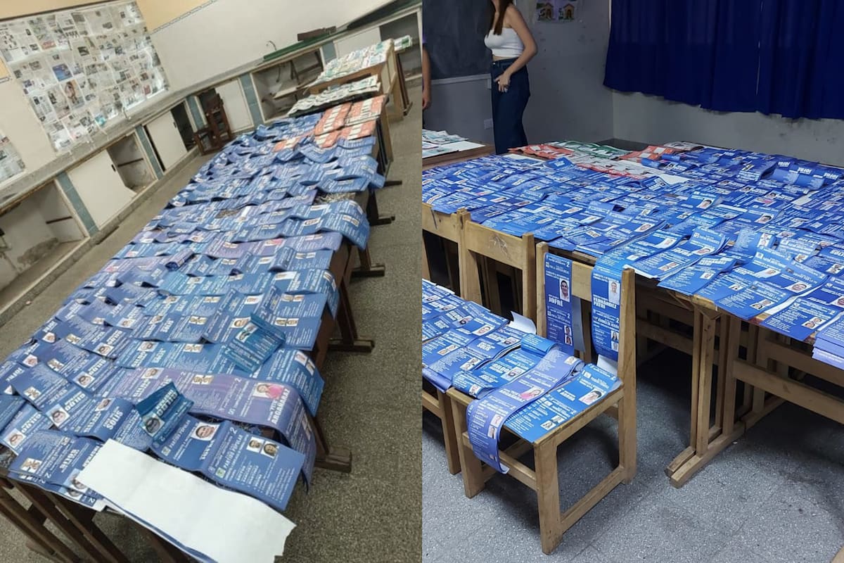Las fotos del cuarto oscuro en Formosa, con supremacía de las boletas de Gildo Insfrán