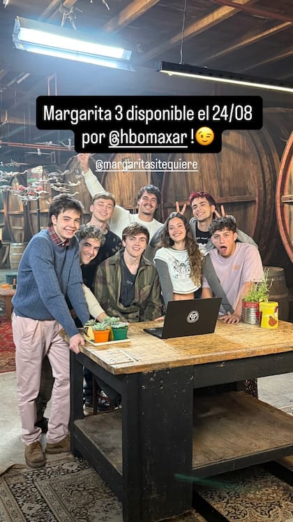 Las fotos del detrás de escena de la tercera temporada de Margarita