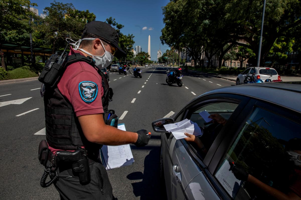 Las fotos del primer fin de semana de cuarentena en Buenos Aires
