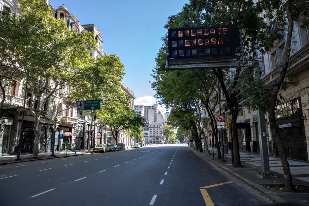 Las fotos del primer fin de semana de cuarentena en Buenos Aires