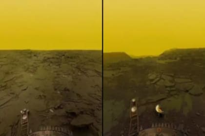 Las fotos muestran en detalle la superficie de Venus. Fuente: Don P. Mitchell