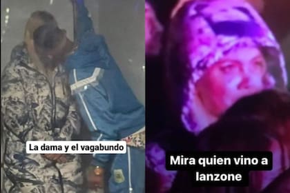 Las fotos por las que afirman que L-Gante estaba besando a Wanda Nara