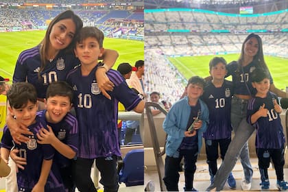 Las fotos que compartió Antonela Roccuzzo luego de los triunfos ante Polonia y México
