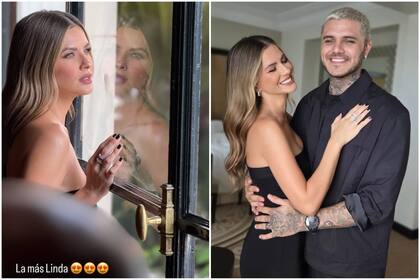 Las fotos que compartió Mauro Icardi durante el día de prensa que tuvo su novia para promocionar su nueva serie