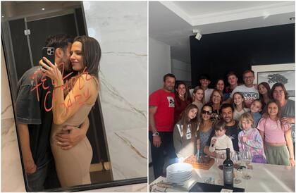Las fotos que Darío Cvitanich subió de su festejo en Baradero