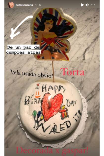 Las frases en inglés de la torta