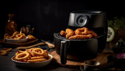 Las freidoras de aire cocinan muchos alimentos; algunos no son aconsejables, como el caso de la carne y el tocino, por su particular cocción
