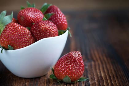 Las frutillas son ricas en minerales como el potasio, el calcio y el fósforo