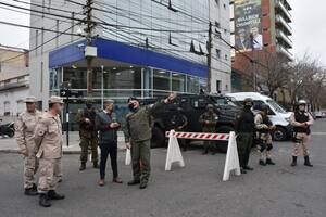 Las fuerzas federales hicieron notar su presencia en Rosario