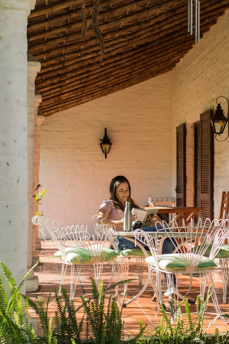 Las galerías de Posada Morotí son invitantes.