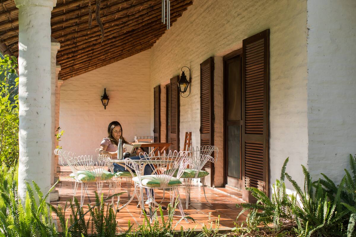 Las galerías de Posada Morotí son invitantes.