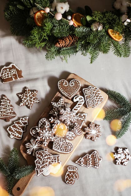Las galletitas de jengibre se volvieron una tradición navideña ideal para desayunar en la mañana de Navidad