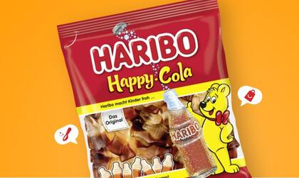 Las gomitas "Happy Cola" de Haribo