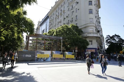 Las gradas estarán en Diagonal Norte
