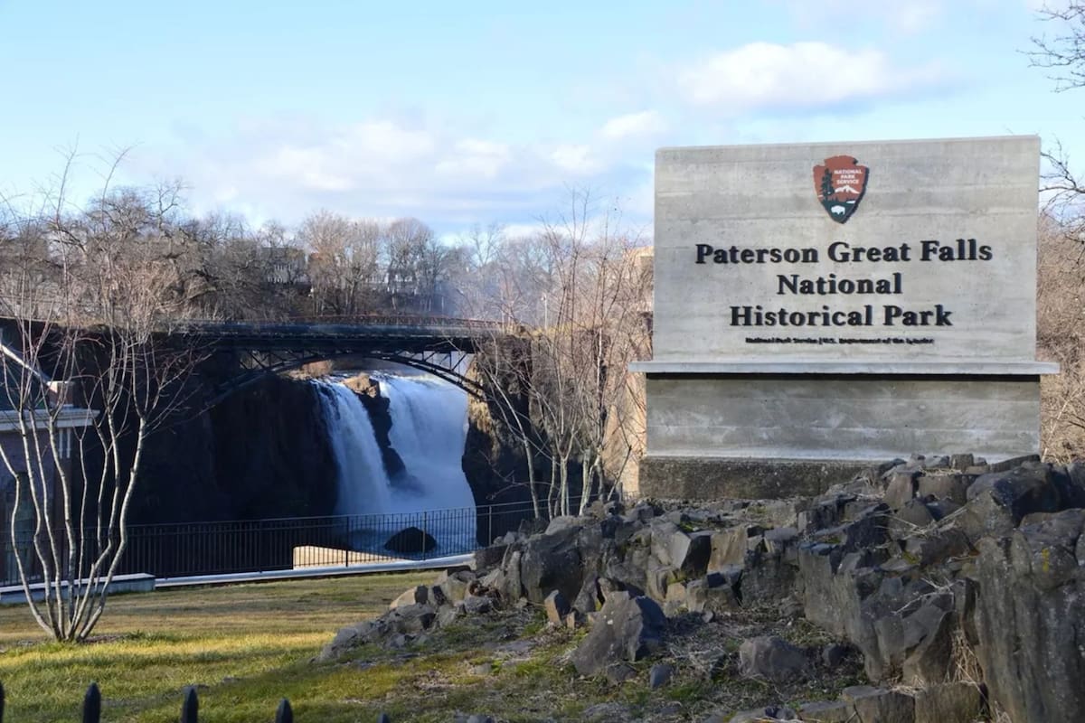 Las Grandes Cataratas de Paterson, un imponente espectáculo natural que marcó la historia de la ciudad (National Park Services)
