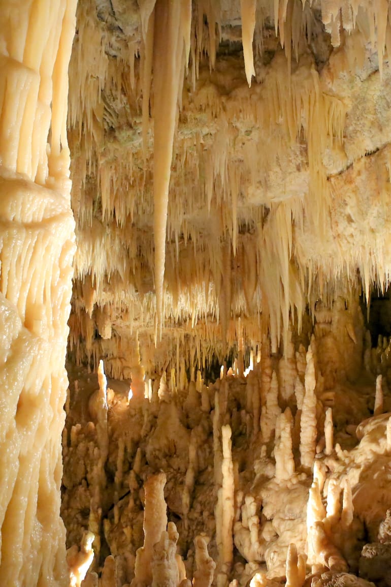 Las grutas sorprenden por su fisonomía