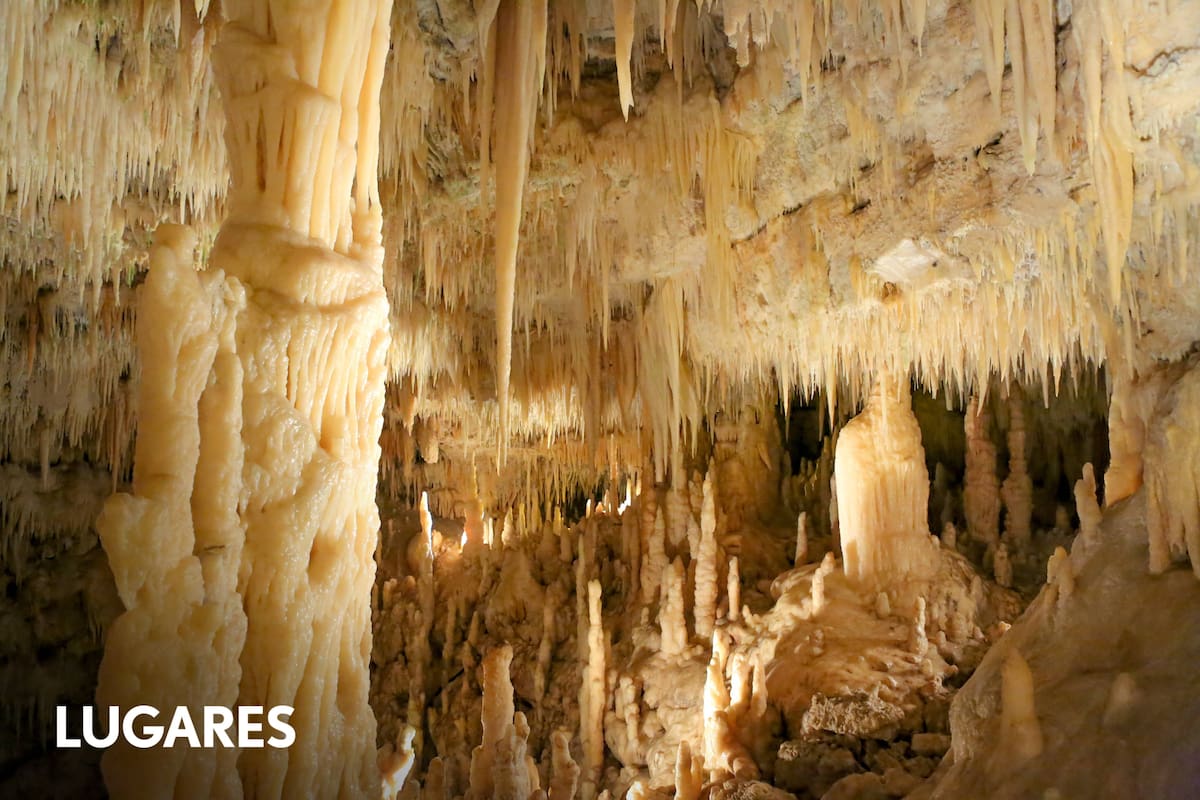 Las grutas sorprenden por su fisonomía
