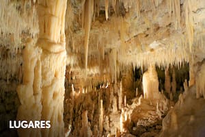 Las grutas sorprenden por su fisonomía
