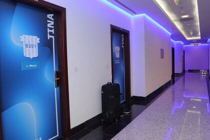 Las habitaciones de la Universidad de Qatar (Foto Instagram @afaseleccion)