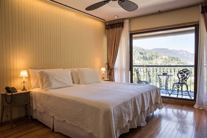 Las habitaciones de Paraíso Casa de Montaña son amplias.